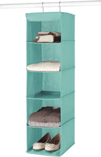 Whitmor 5 Shelf Hanging Accessory Shelves Turquoise