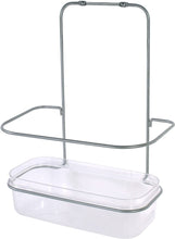 Rubbermaid Back of Cabinet Container with Satin Nickel, Clear