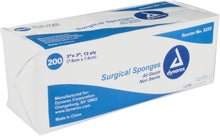 Dynarex Gauze Sponge Non-Sterile 3X3 12PLY 200 ea