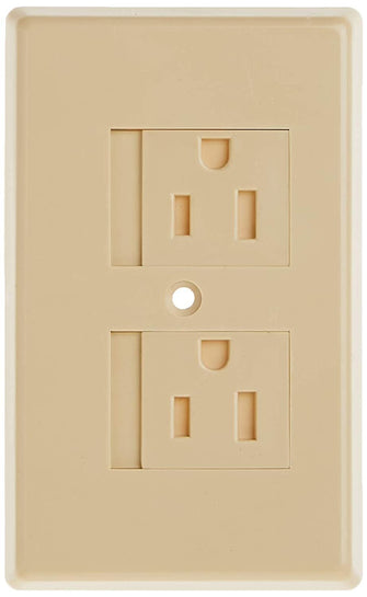 Mommys Helper Safe Plate Electrical Outlet Covers Standard, Almond