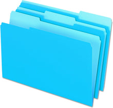 Pendaflex 435013BLU Interior File Folders, 1/3 Cut Top Tab, Legal, Blue (Box of 100)