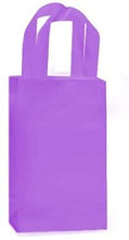 Rose Frosted Plastic Shopping Bags 50 Pcs (Aqua)