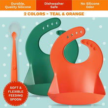 Satiety Silicone Bib with Food Catcher 2 Pack