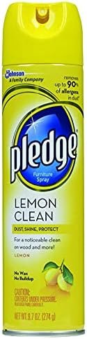 Pledge Furniture Polish Lemon Scent (Pack of 14)