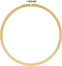 Darice 7" Wood Embroidery Hoop, 7", Natural