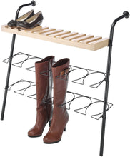 Whitmor  Slat Wood Boot/Shoe Rack