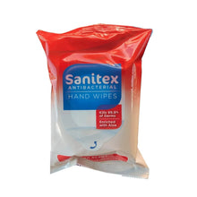 Sanitex Antibacterial Hand Wipes, Fresh Scent, Pack Of 20 Wipes Case Of 24 Packs