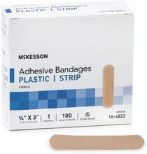 McKesson Medi Pak Performance Bandage Sheer Strip 3/4X3 Latex Free - Box of 100 - Model 16-4823 by McKesson
