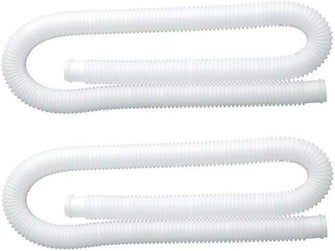 Intex 1.25" Diameter Easy to Install Accessory Pool Pump Replacement Hose - 59" Long for Intex Models 607 and 637, (2 Pack)