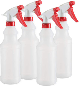 DilaBee – Empty Plastic Spray Bottle – 16 oz Spray Bottles for Cleaning Solutions - 100% Leak Proof with Mist Stream and Off Trigger Settings - for Home, Garden, and More