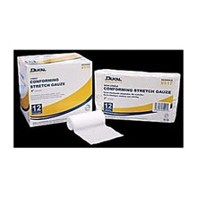 Dukal DUK 8515 Conforming Stretch Gauze, Sterile, 4" Width (Pack of 12)