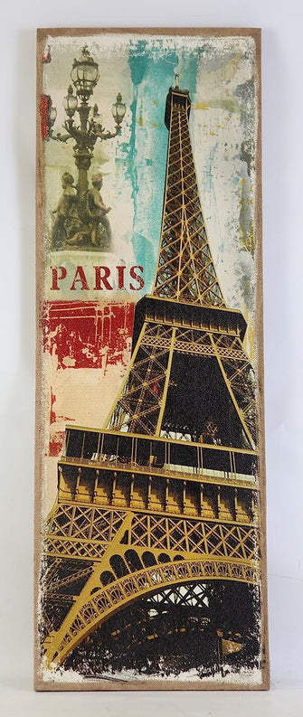 Paris, Eiffel Tower On A Canvas Wall Decor for Home & Office Use