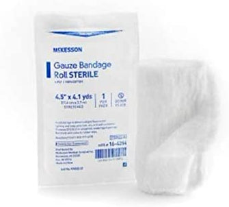 MCKESSON Conforming Dressing Medi-Pak Performance Cotton Gauze 4.5" X 4.1 Yard Roll (#16-4264, Sold Per Roll)