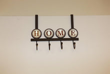 TWG Home Hooks Home Sweet Home - 4 Hook Organizer Rack With Home Inscription