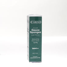 Gauze Sponges, Nonsterile, 2"x2",12 Ply, 200/BX, White, Sold as 1 Box