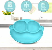 Durable silicone Baby Feeding Plate, Assorted Colors