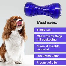 Bonita Pet Dog Chew Toy - for Aggressive Chewer Indestructible Interactive Boredom Training Promotes Dental Health & Clean Teeth Relieves Anxiety Stress, Purple