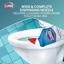 Clorox Toilet Bowl Cleaner, Clinging Bleach Gel, Cool Wave Scent, 24 Ounces