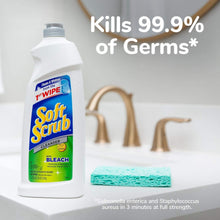 Soft Scrub Cleanser with Bleach Surface Cleaner, Kills 99.9% of Germs, 24 Fluid Ounces