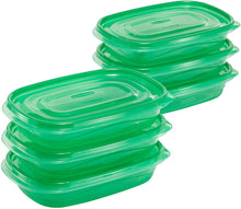 Rubbermaid TakeAlongs Food Storage Container Set, Spearmint Green, 4-Cup Value Pack of 6 (1890474)